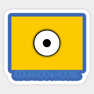 MINI YELLOW EDUARDO Sticker